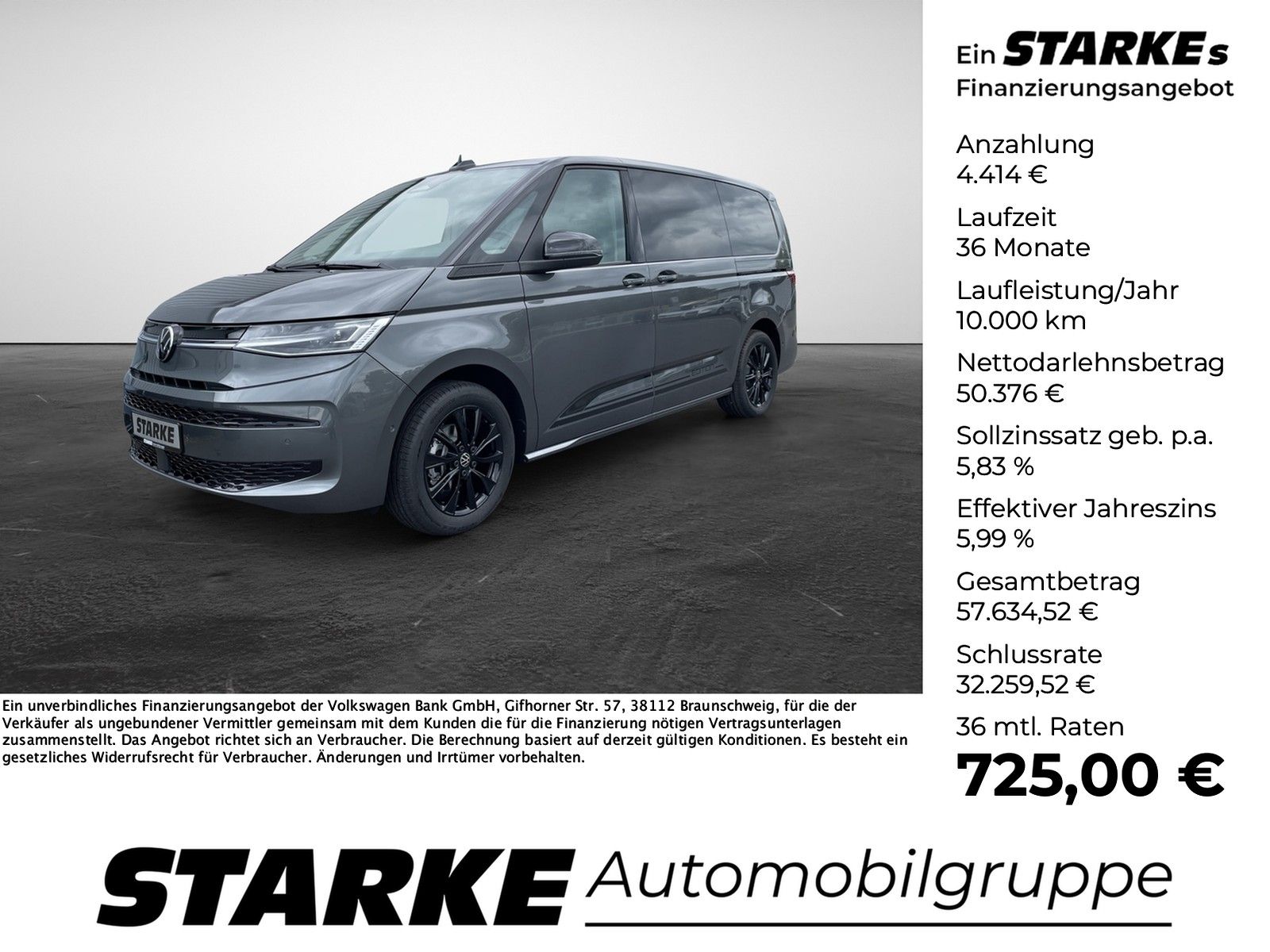 Volkswagen T7 Multivan 2.0 TDI DSG Edition lang  Panodach A
