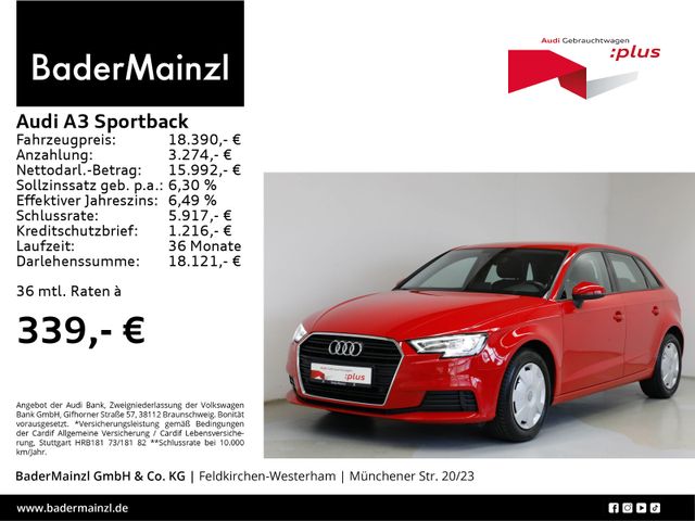 Audi A3 Sportback 30 TFSI SHZ PDC