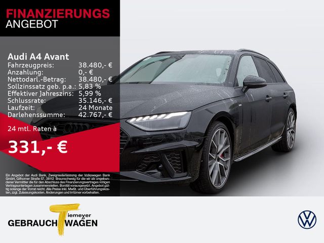 Audi A4 Avant 40 TFSI Q 2x S LINE AHK LM19 MATRIX VIR