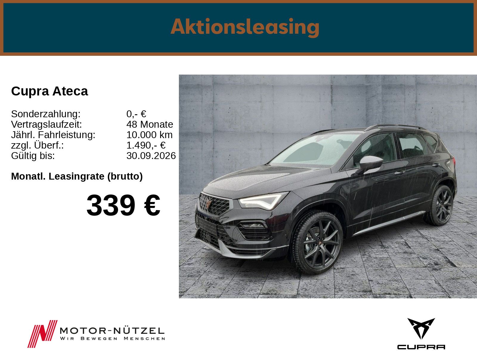 Cupra Ateca 1.5 TSI 7-Gang DSG
