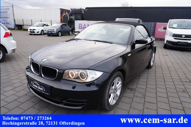 BMW 120i Cabrio *Xenon*Vollledersitze*AUX*PTC*Navi*+