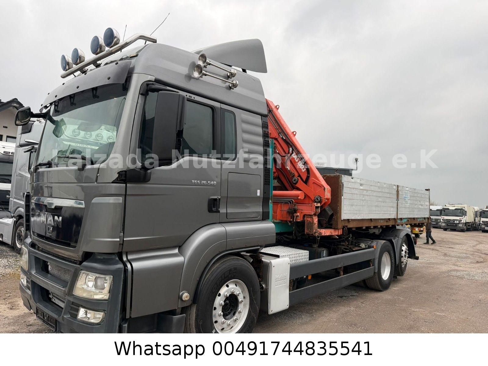 MAN 26.540 Meiller 20.70 Aufbau Kran