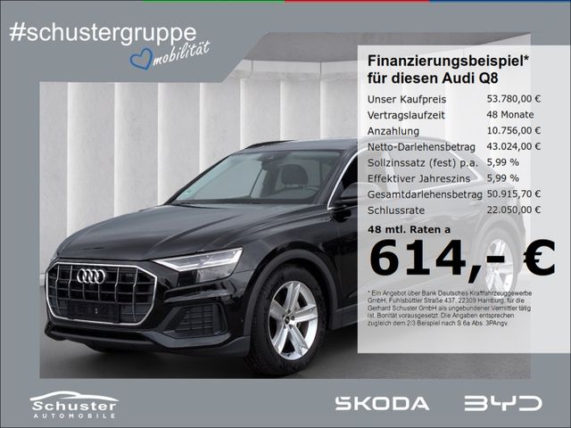 AUDI Q8 50TDI quattro*Luftfed 360°Kam Panodach Leder
