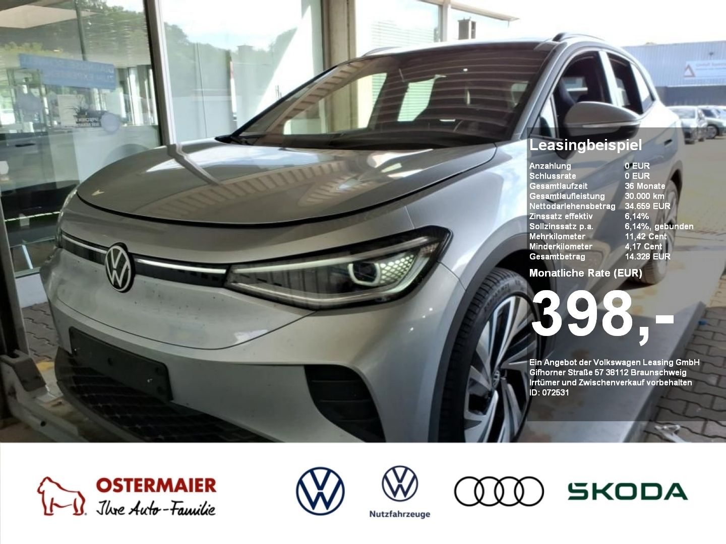 Volkswagen ID.4 PRO PERFORMANCE 204PS 5J-G AHK.PANO.HuD.360
