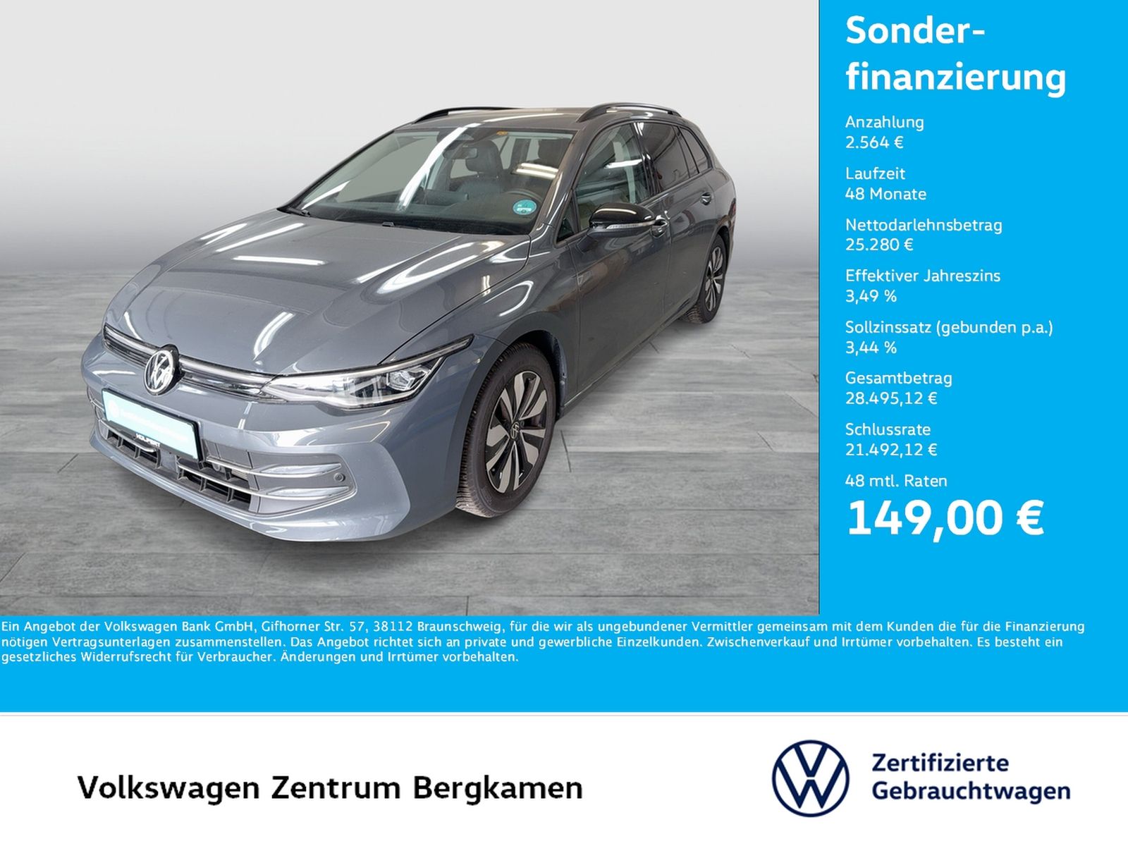 Volkswagen Golf Variant VIII 2.0 GOAL AHK 360CAM ACC MATRIX foto 1