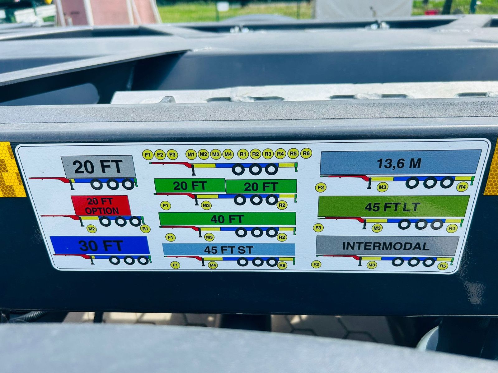Fahrzeugabbildung Kässbohrer K.SHG Multi Containerchassis ausziehbar