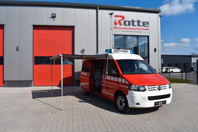 Volkswagen T5 2.0TDI 4x4 Kombi-Mittelhochdach Feuerwehr ELW