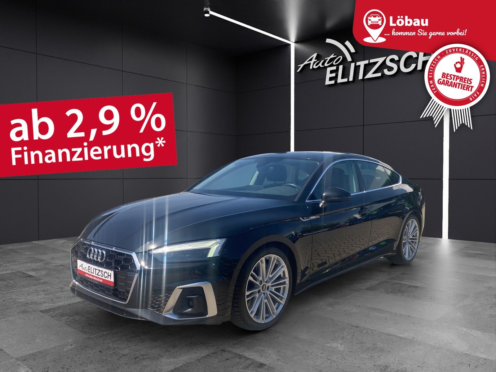 Fahrzeugabbildung Audi A5 Sportback 50 TDI quattro S-line Matrix AHK Na