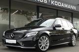 Mercedes-Benz C 450 AMG T 4Matic*Pano*Kamera*HeadUp*Burmester* - Mercedes-Benz C-Klasse: Schwarz