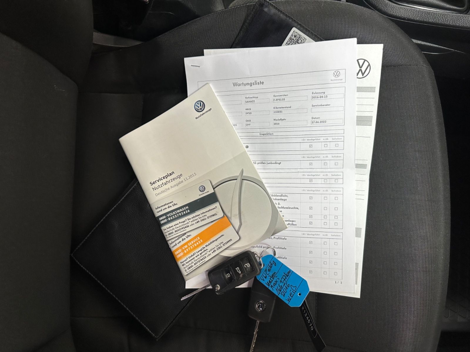 Fahrzeugabbildung Volkswagen Caddy Nfz Maxi Kasten BMT *Werkstatteinrichtung*