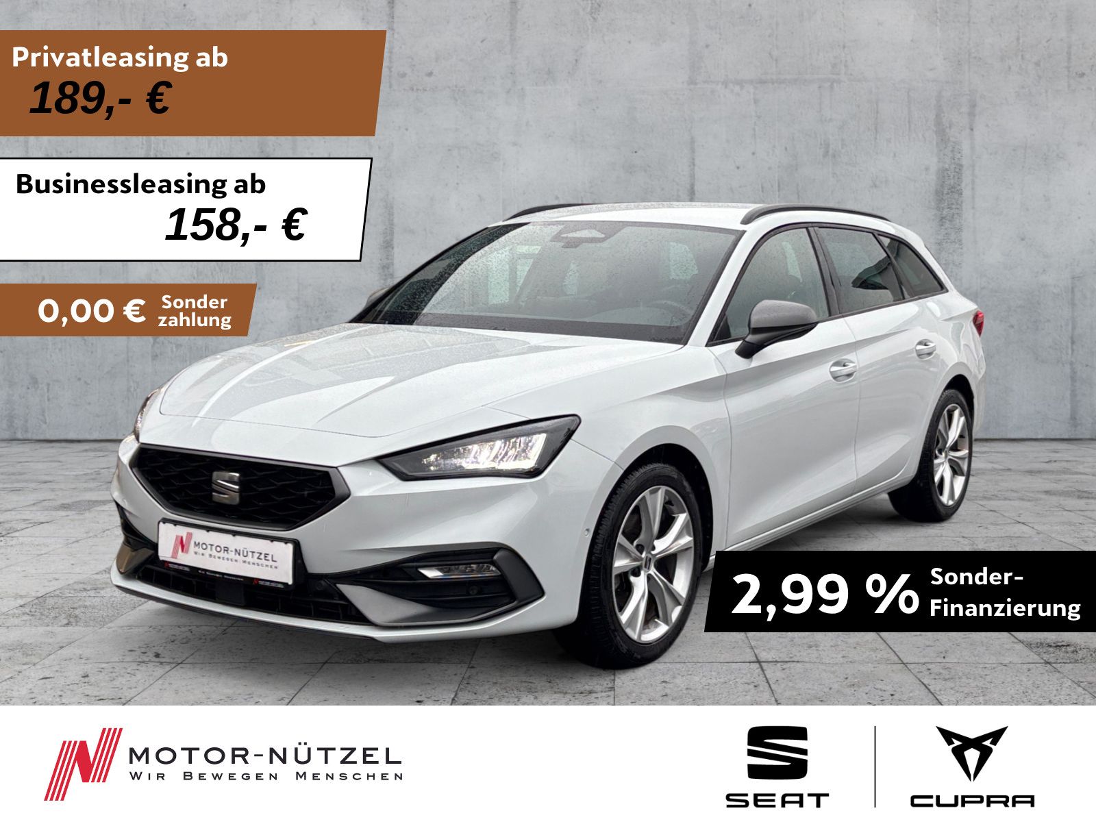 Seat Leon ST 1.5 eTSI DSG FR-LINE LED+NAV+APP+ACC+SHZ