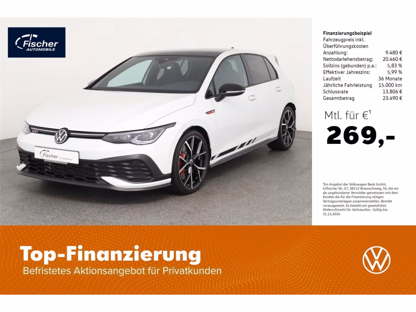 Volkswagen Golf GTI 2.0 TSI Clubsport Black Style