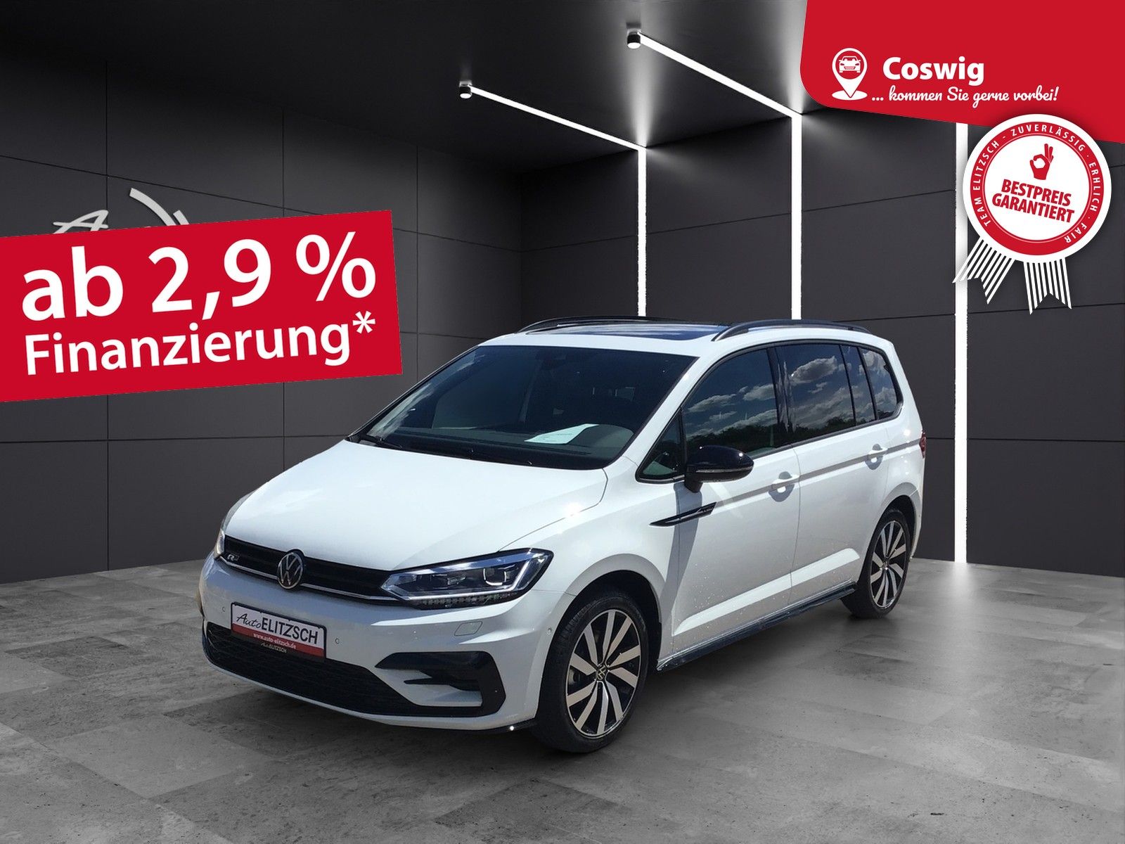 Fahrzeugabbildung Volkswagen Touran TSI R-Line Highline DSG LED ACC 18" AHK S