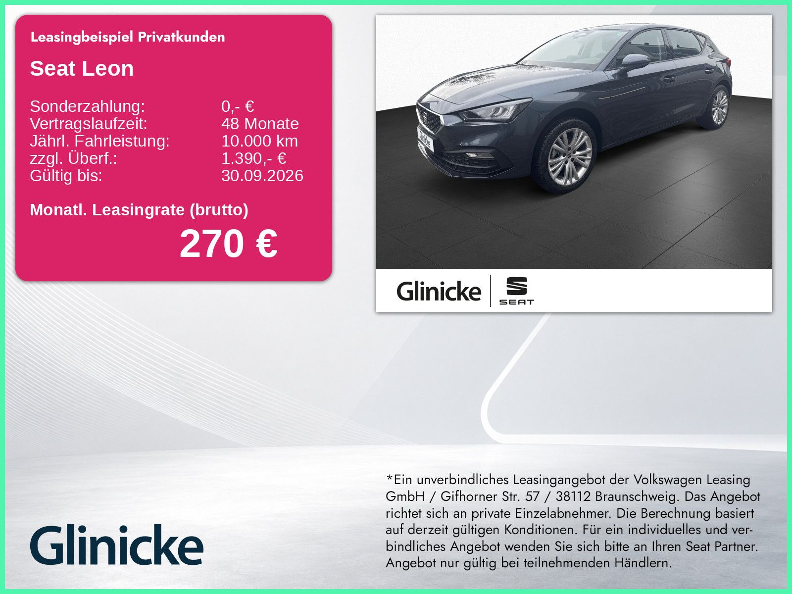 Seat Leon Road Edition 1.5 eTSI 85 kW DSG Sitzheizung