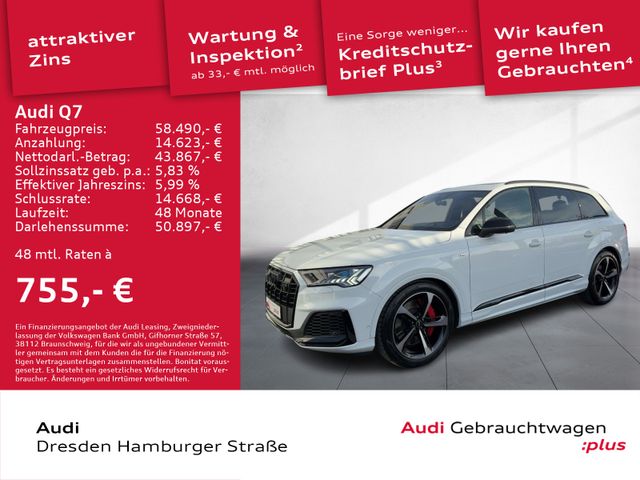 Audi Q7 55 TFSI e S line quattro Matrix Panorama B&O