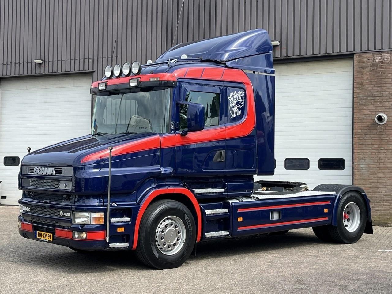 Scania T164-480 V8 / Retarder / Only 779.382 km / Torpe