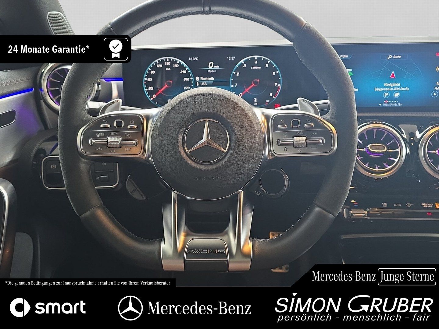 Fahrzeugabbildung Mercedes-Benz CLA 45 S SB 4M AMG Night Aero Perfo Driver Leder