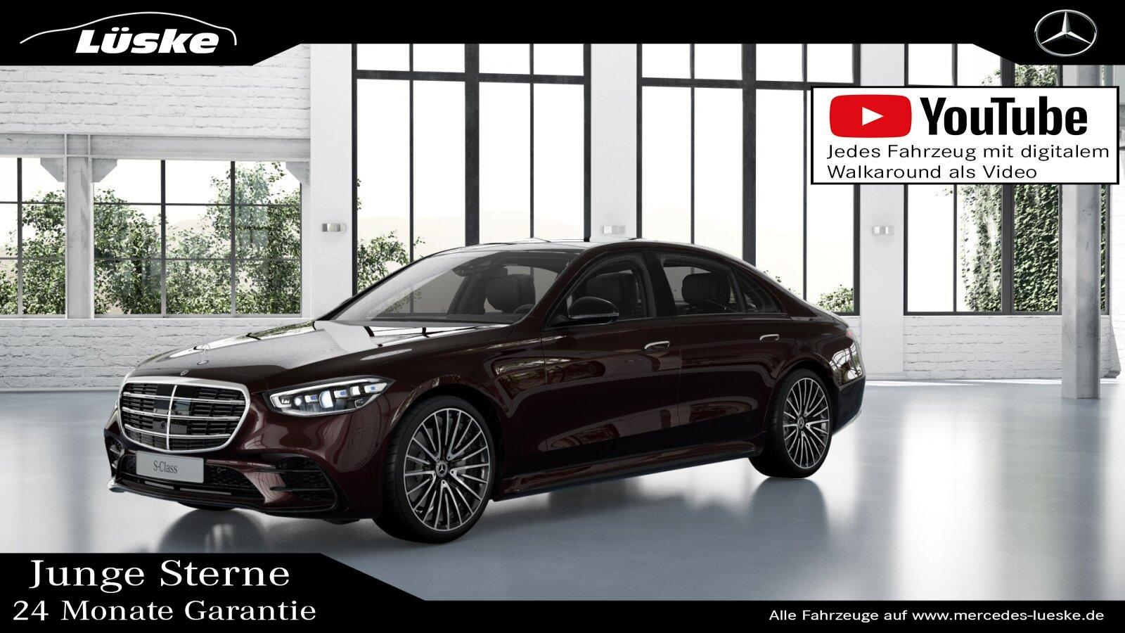 Mercedes-Benz S 350 d 4M AMG Line lang rubellit Exklusiv Pano