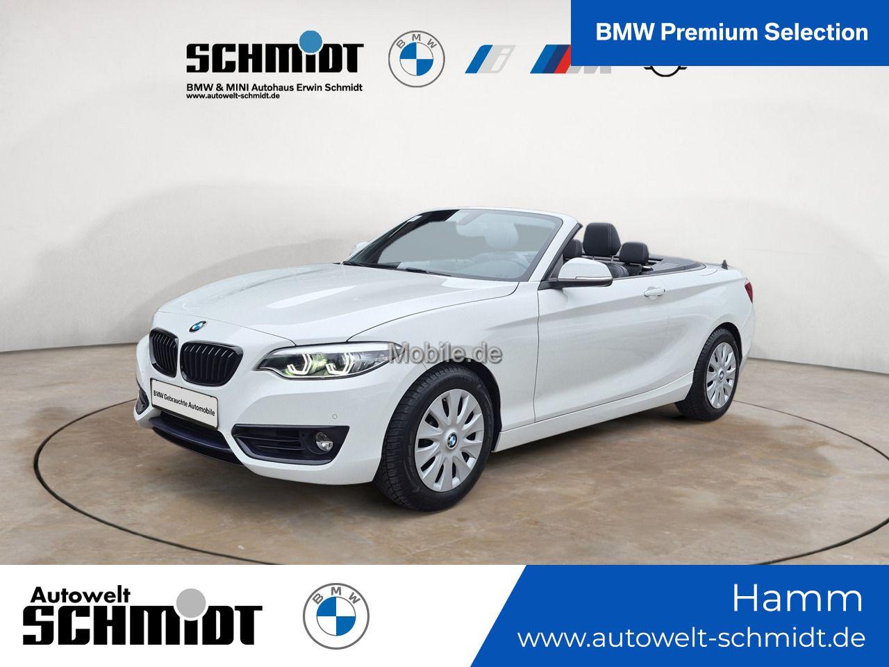 BMW 218i Cabrio Sport Line + 2Jahre-BPS.-GARANTIE