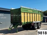 Krone Hüntelmann Tandem Häckselwagen - Gebraucht Tieflader Tandem
