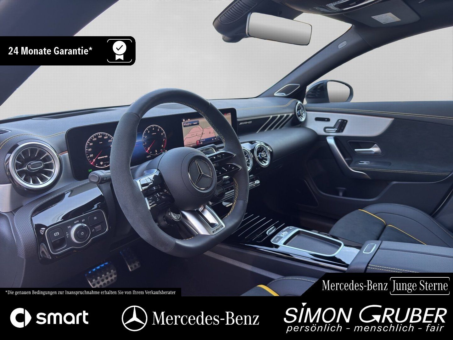 Fahrzeugabbildung Mercedes-Benz CLA 45 S 4M+ AMG Aero Burm Pano HUD Perfo Sitze