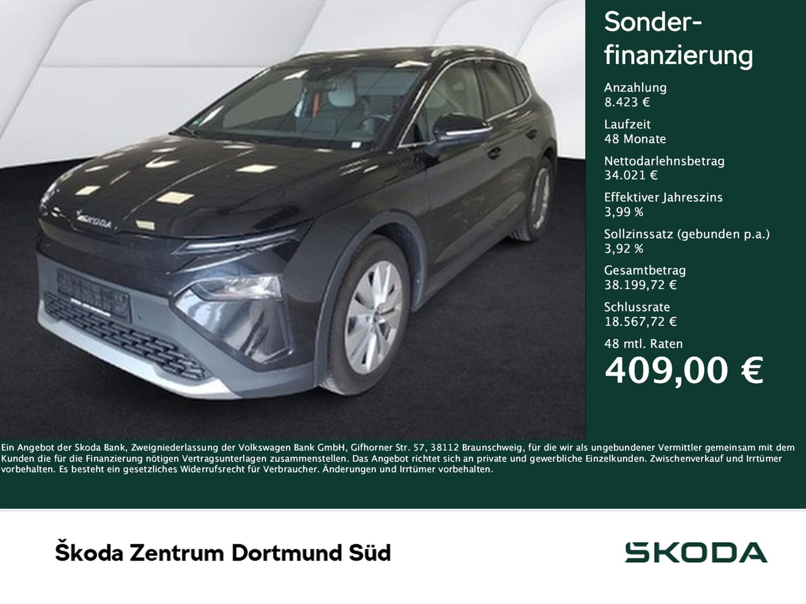 Skoda Elroq 85 LODGE WÄRMEPUMPE CAM ACC LM19 NAVI