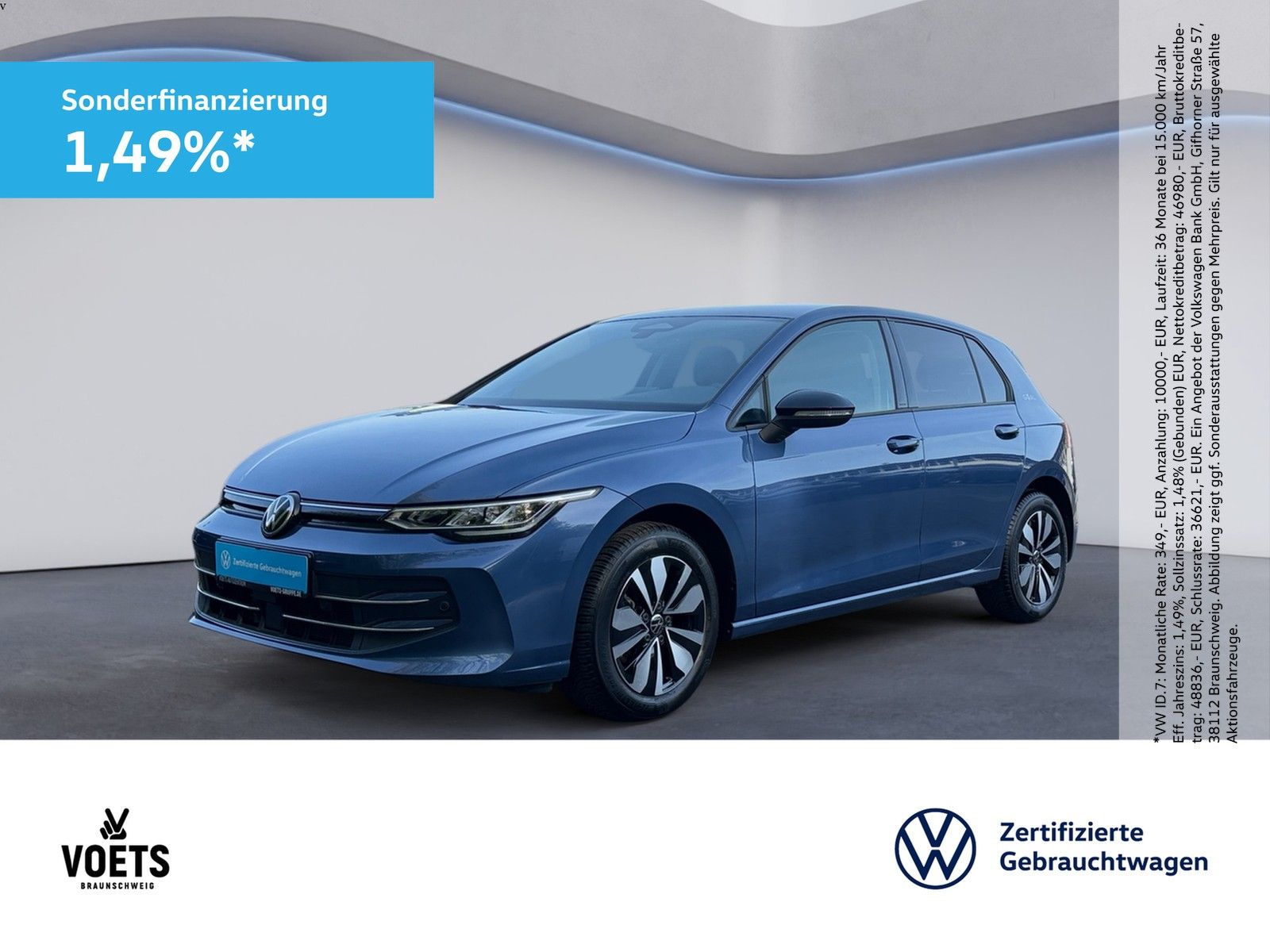 Volkswagen Golf VIII Goal Life 1.5 eTSI DSG LED+RearView+AC