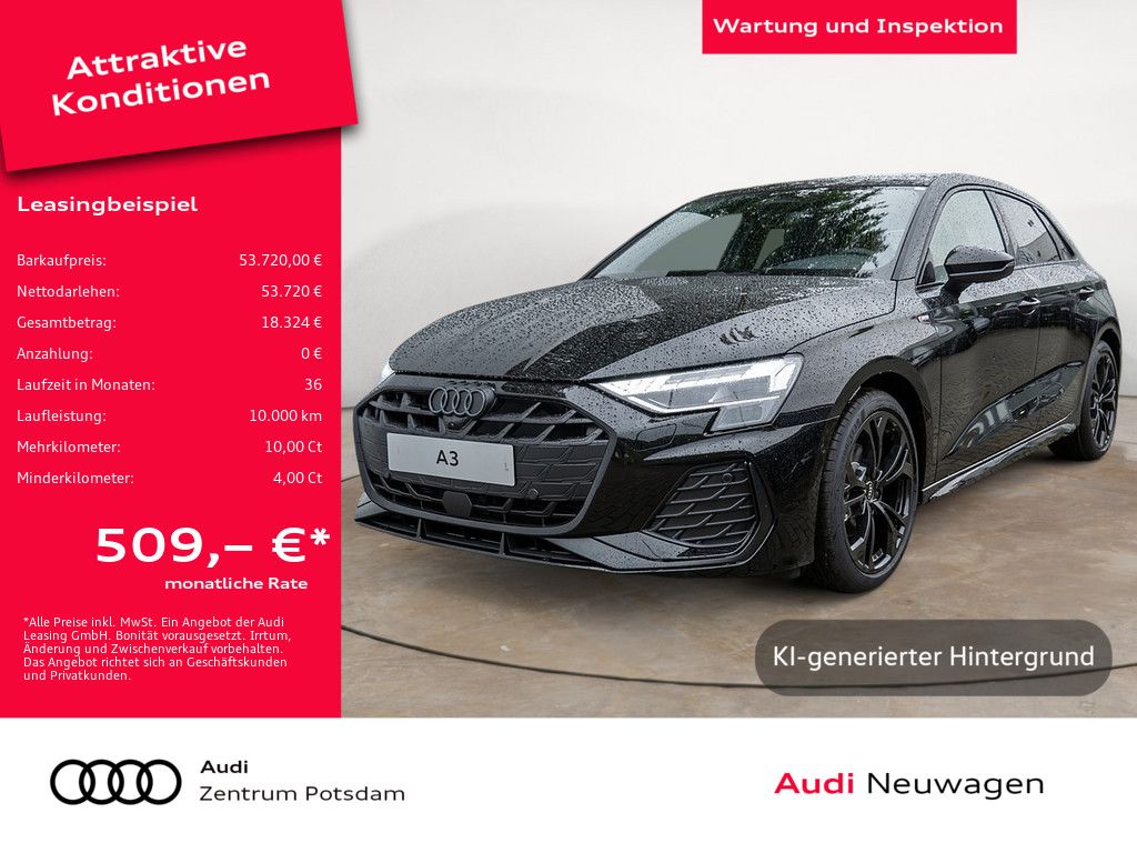 Audi A3 Sportback S line TFSI MATRIX 360° PANO PDC