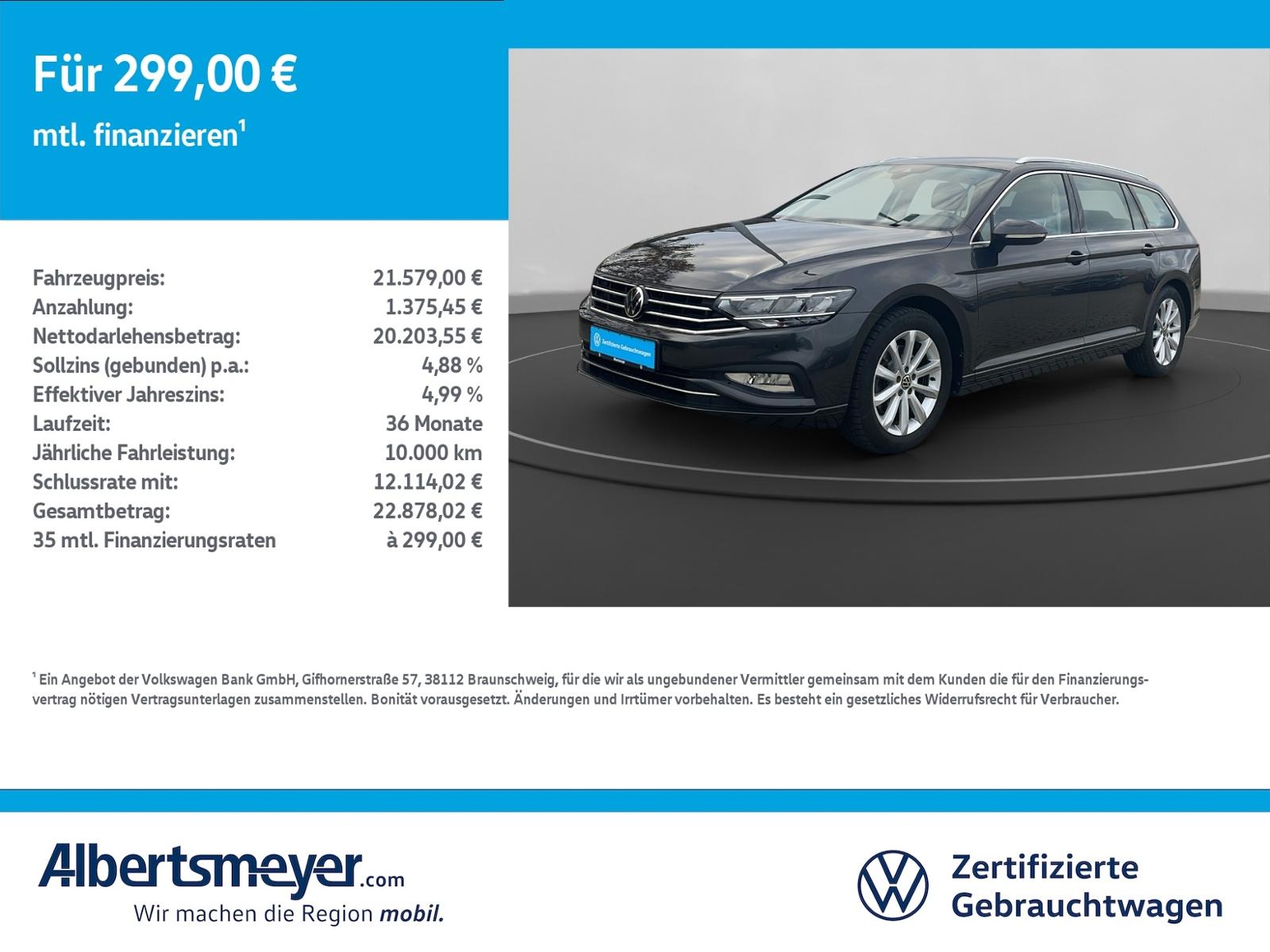 Volkswagen Passat Variant 1.5 TSI Business +DSG+KAMERA+NAVI