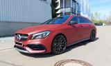Mercedes-Benz rot matt foliert - 8-fach bereift - PANO - Mercedes CLA 45 AMG Shooting Brake mit Schiebedach
