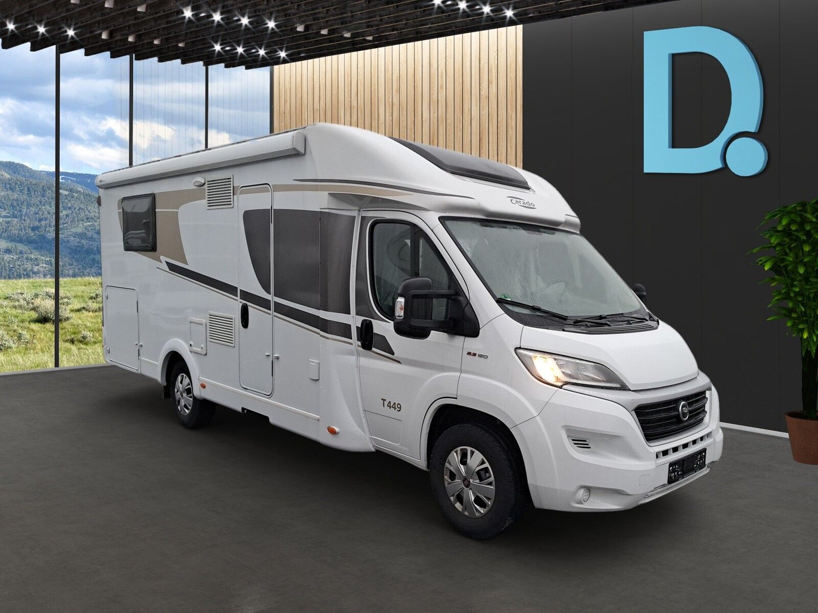 Fahrzeugabbildung Carado T 449 Markise,Sat,Fahrradträger, Radio, RFK