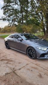Mercedes-Benz CLS 400 d 4MATIC - AMG HU,Serv,Bremse,Reifen neu - graue Mercedes-Benz CLS 400