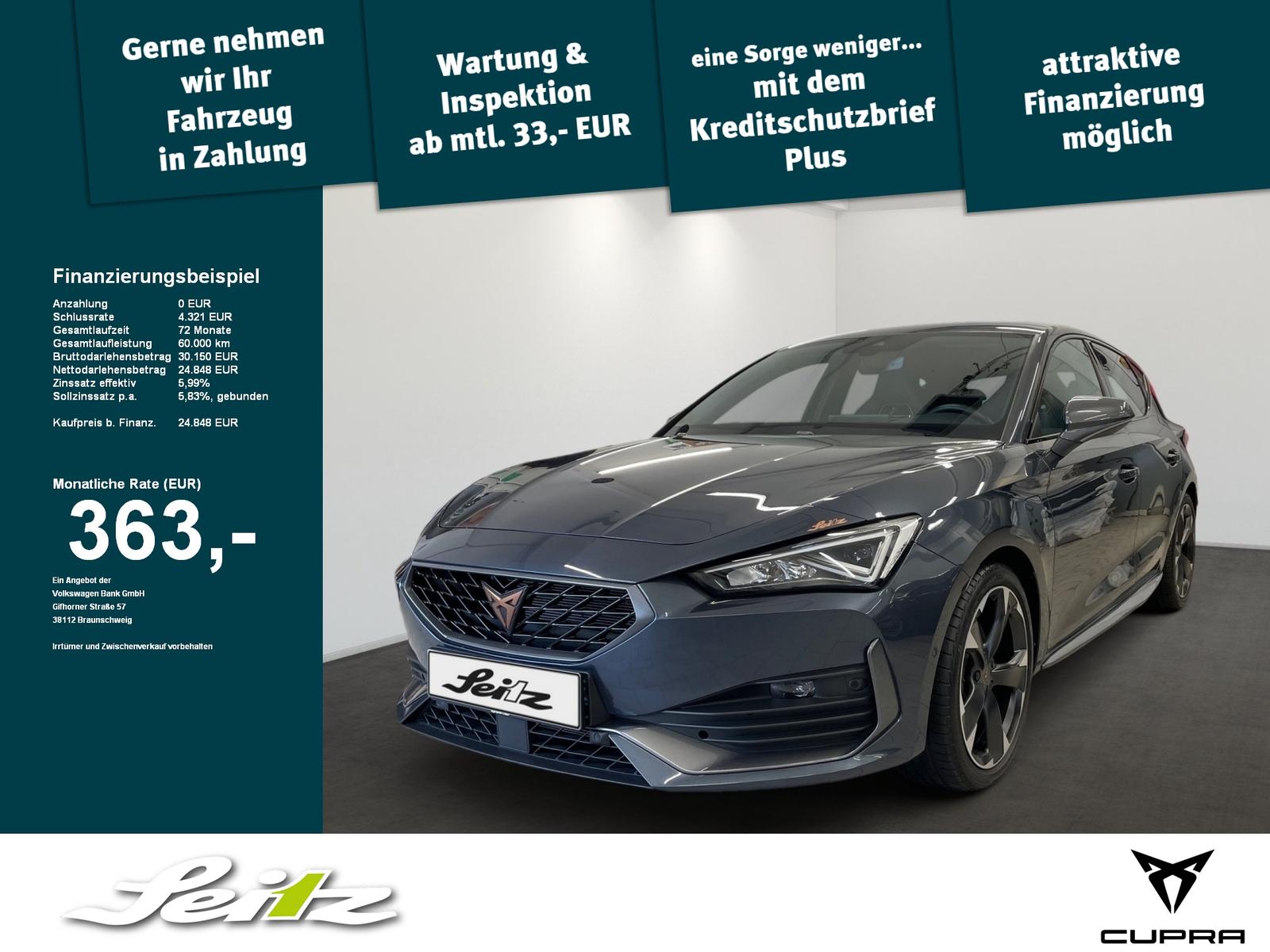 Cupra Leon 1.4 TSI e-Hybrid *LED*KAMERA*NAVI*