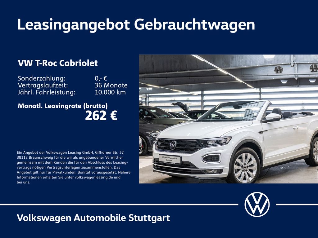T-Roc Cabriolet 1.5 TSI R-Line DSG Navi Tempomat