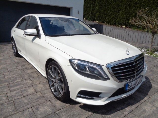 Mercedes-Benz S 500 Lang AMG Line/Fond-TV/Leder-Beige/Distroni