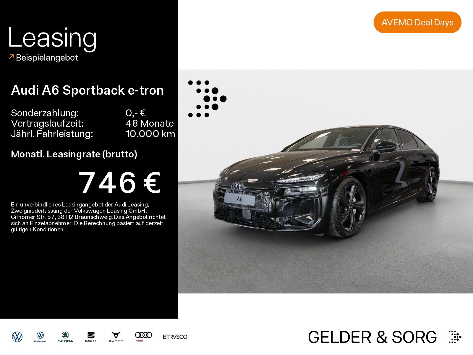 Audi A6 Sportback e-tron qu. S line 0,25%Matrix*AHK*