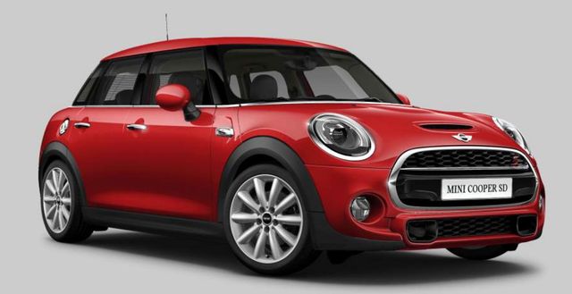 MINI Cooper SD Aut/Leder/LED/Navi/2Hd./Black/Garantie