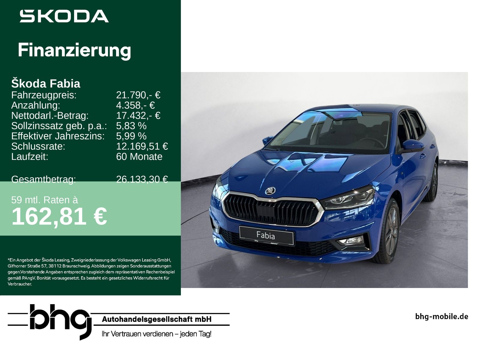 Skoda Fabia Tour 1,0 TSI  5-Gang-Schaltgetriebe
