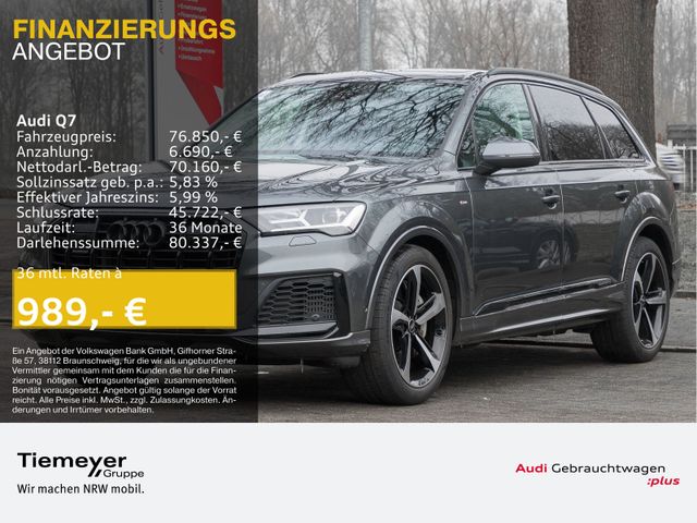 Audi Q7 55 TFSI e Q S LINE LM21 AHK PANO BuO MEMORY