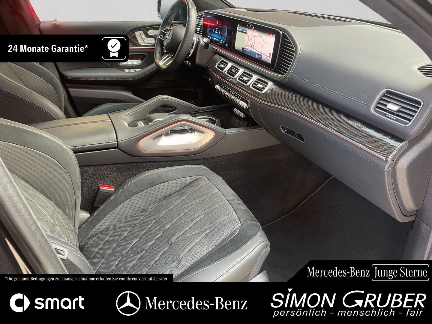Fahrzeugabbildung Mercedes-Benz GLE 63 S Coupé AMG ActiveRide HUD Night Standhzg