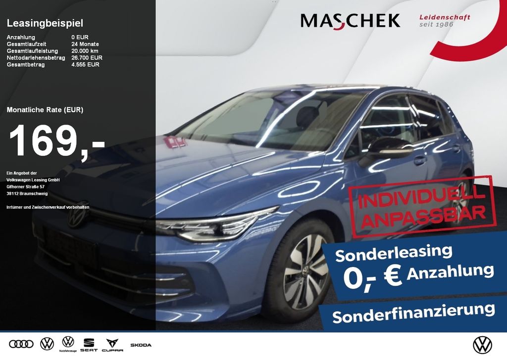 Volkswagen Golf Goal 1.5 eTSI Sonderleasing! AHK Navi IQLig