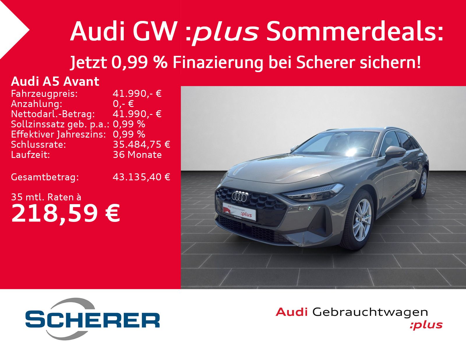 Audi A5 Avant TDI S tronic MATRIX KAMERAS ACC