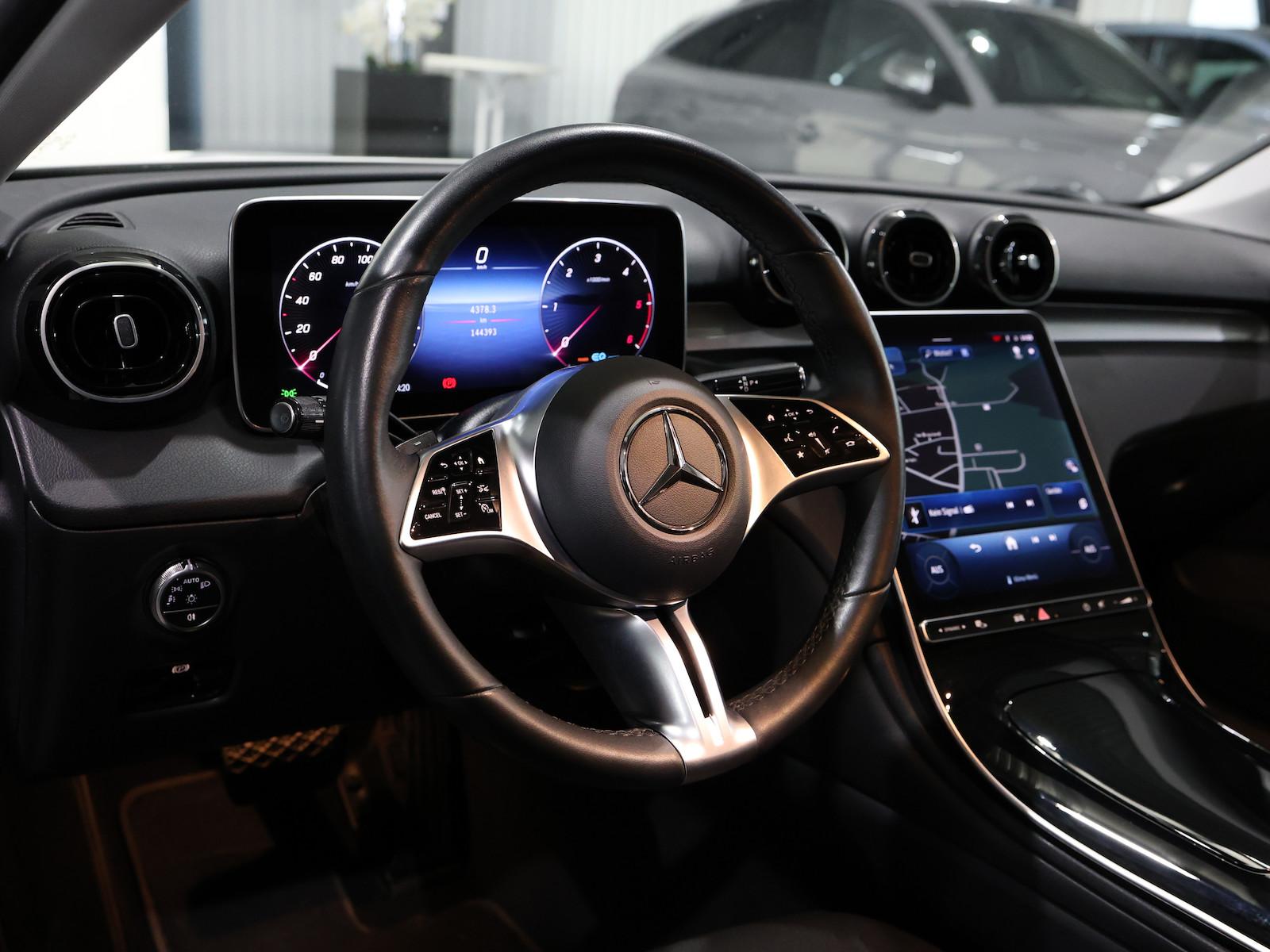 Mercedes-Benz C-Class d T BUSINESS WHITE / DISTRONIC+SPUR+TOTWIN, миниатюра 13