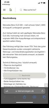 Mercedes-Benz CLS500 Foliert ,55er Auspuff. Tausch möglich. - Mercedes-Benz E55 aus dem Jahr 2004