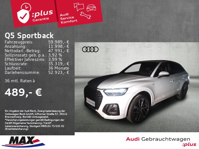 Audi Q5 Sportback 40 TDI QUAT S LINE MATRIX+NAVI+PANO