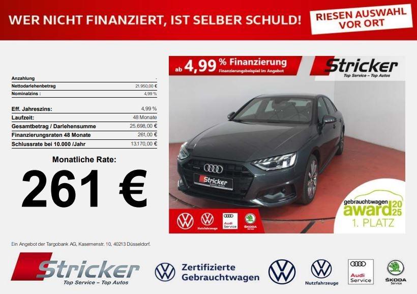 Audi A4 Limousine 40TDI quattro 261ohne Anzahlung N 2021
