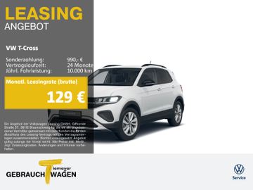 Volkswagen Leasingangebot: Volkswagen T-Cross 1.0 TSI GOAL NAVI ACC ASSIST APP-CON