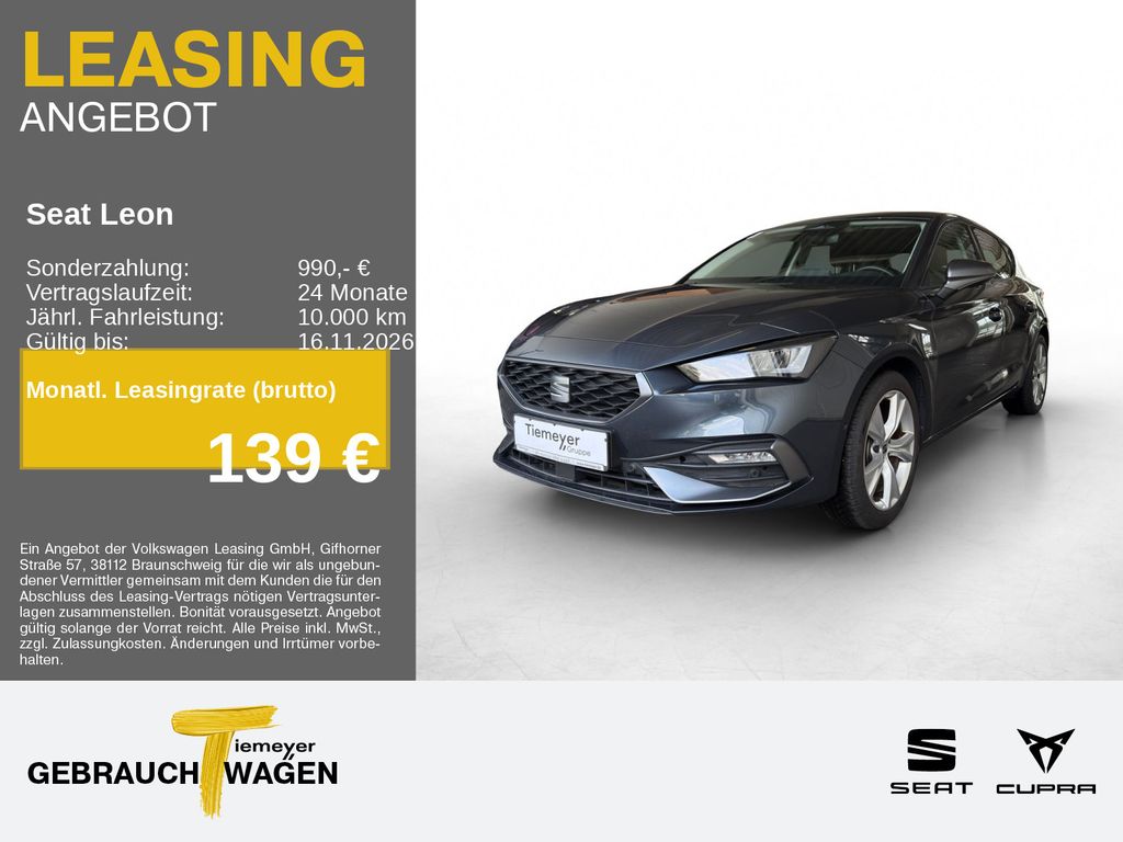 Seat Leon 1.5 TSI FR SIDE-ASSIST KAMERA NAVI+ ALARM