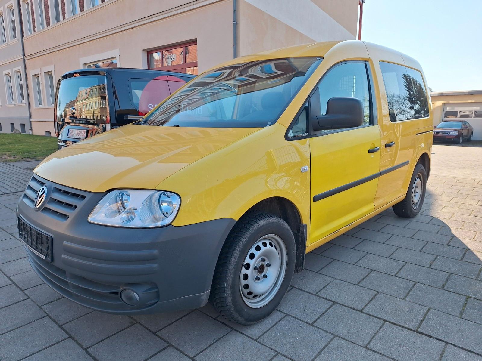 Volkswagen Caddy Kasten *2.Hand+ZV+2x Schiebetür+92815Km*