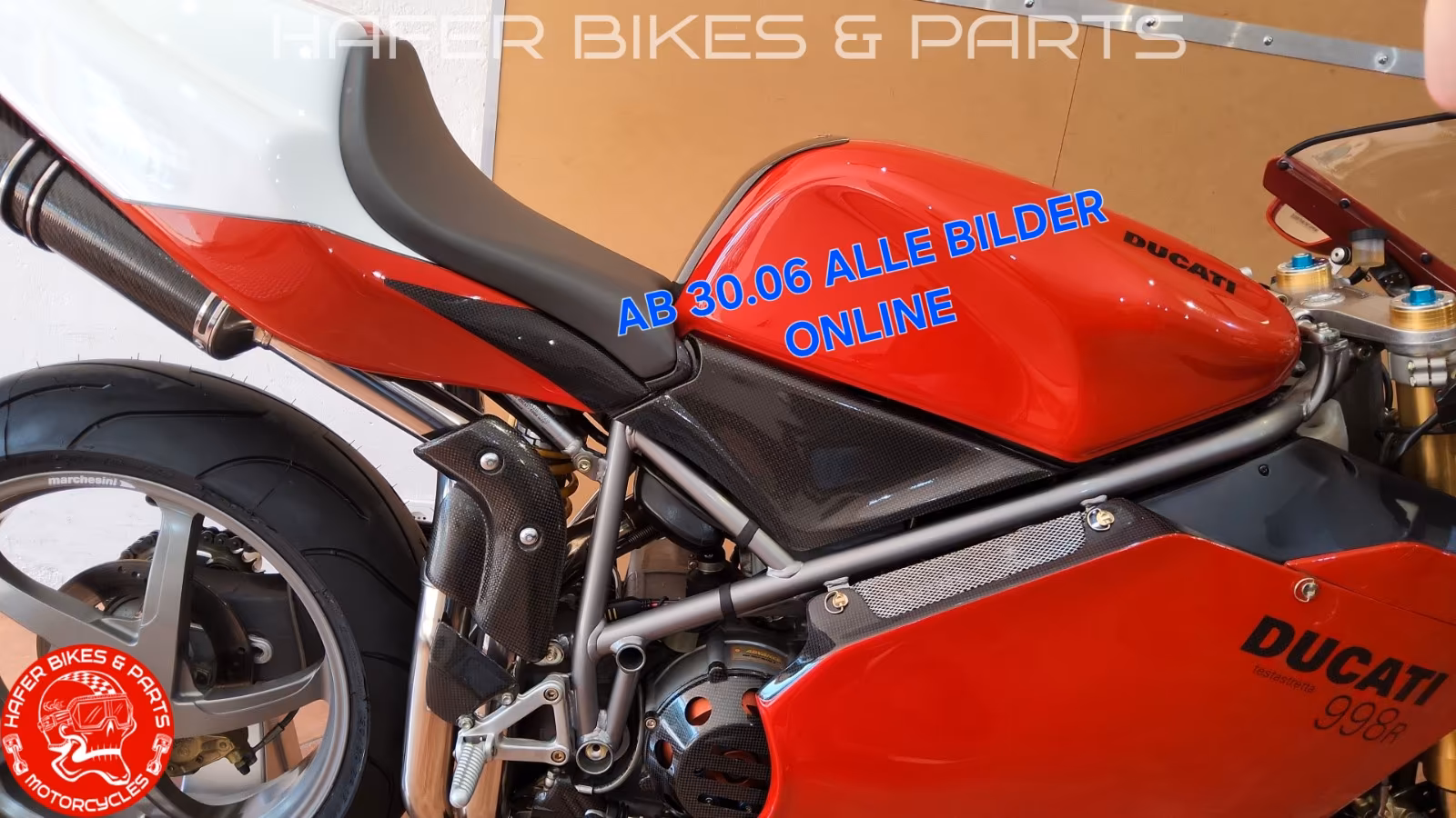 Ducati 998R erst 2.962km Nr.127/700 996R 916SP S